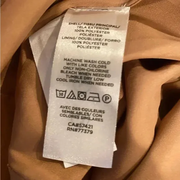 Ann Taylor Navy/Gold Equestrian Midi Silk Satin Feel A-Line Skirt Women’s 2 NWOT