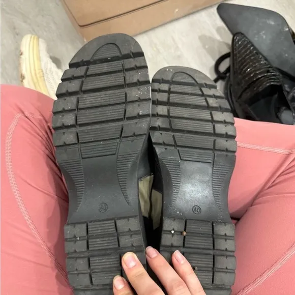 Anthropologie Angel Alarcon Boots Alder Stretch Ankle Platform in Green