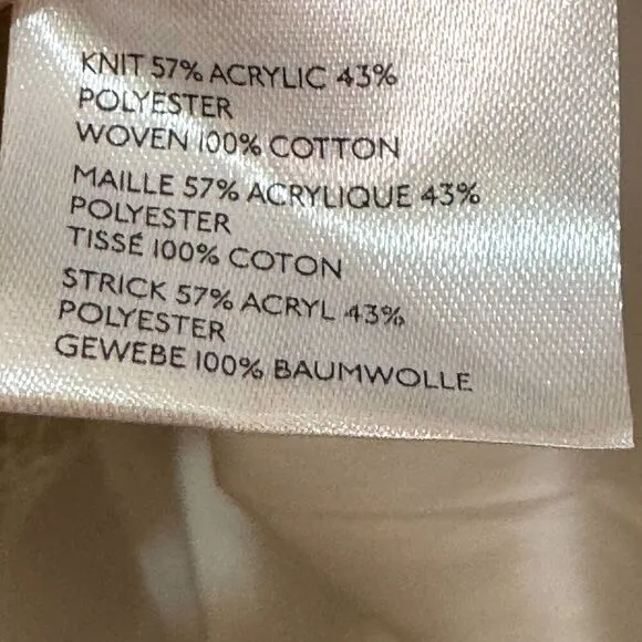 Anthropologie Mixed Media Twofer Turtleneck Cable Sweater Size XS