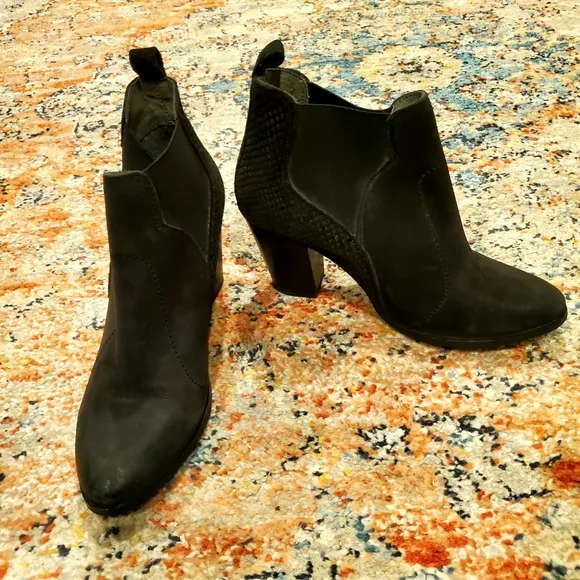 Anthropologie Seychelle Black Boots Booties