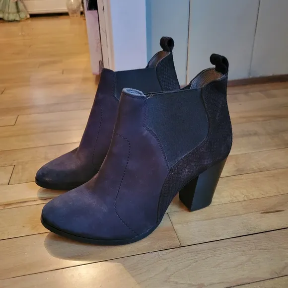 Anthropologie Seychelle Black Boots Booties