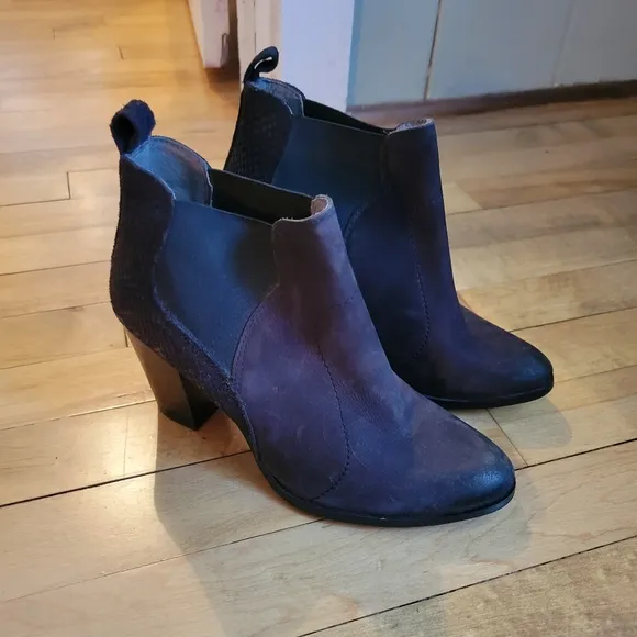 Anthropologie Seychelle Black Boots Booties