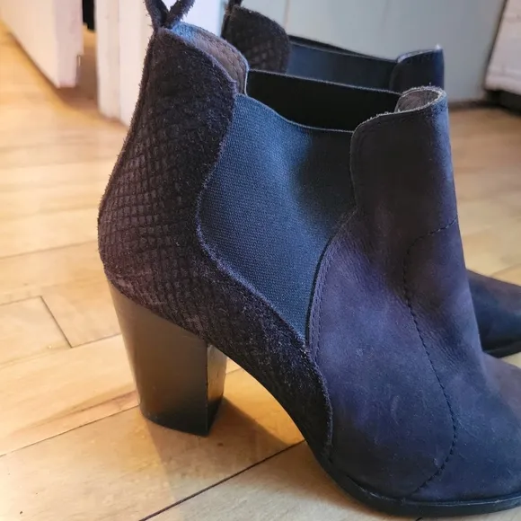 Anthropologie Seychelle Black Boots Booties