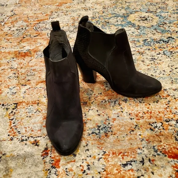 Anthropologie Seychelle Black Boots Booties