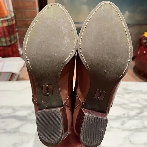 Anthropologie brown riding boots