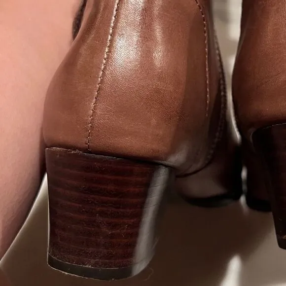 Anthropologie brown riding boots