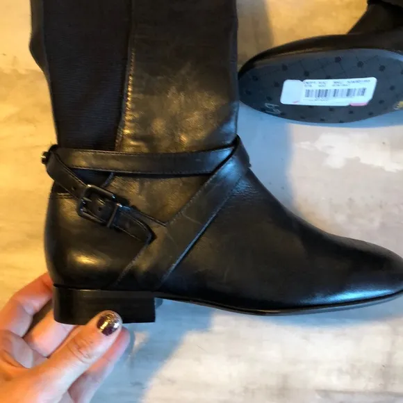 Antonio Melani Pesha Riding tall Boots Black shoes 5.5