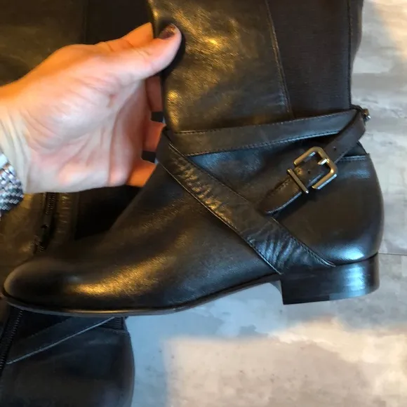 Antonio Melani Pesha Riding tall Boots Black shoes 5.5