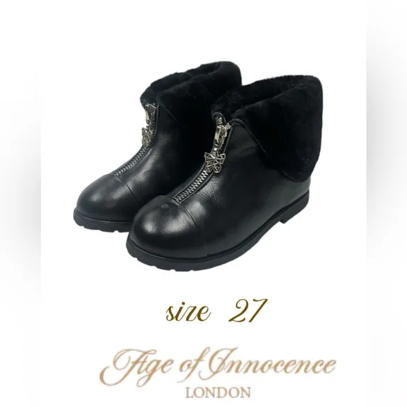 AOI Age of Innocence size 27 black winter boots