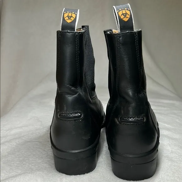 Ariat Boots Men's Size 11 Black Leather Heritage Zip Paddock