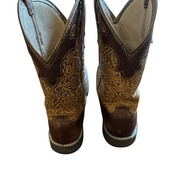 Ariat Brown and Tan Western Boots