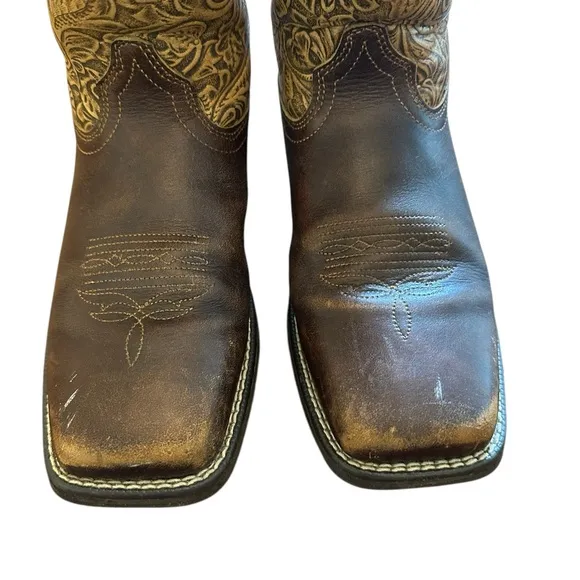Ariat Brown and Tan Western Boots