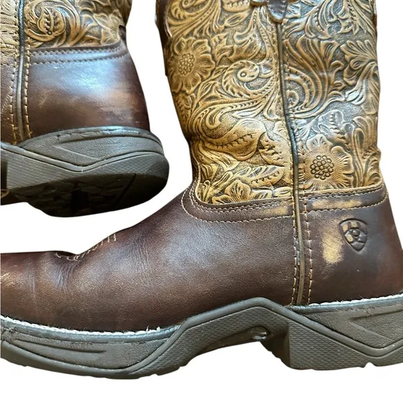 Ariat Brown and Tan Western Boots