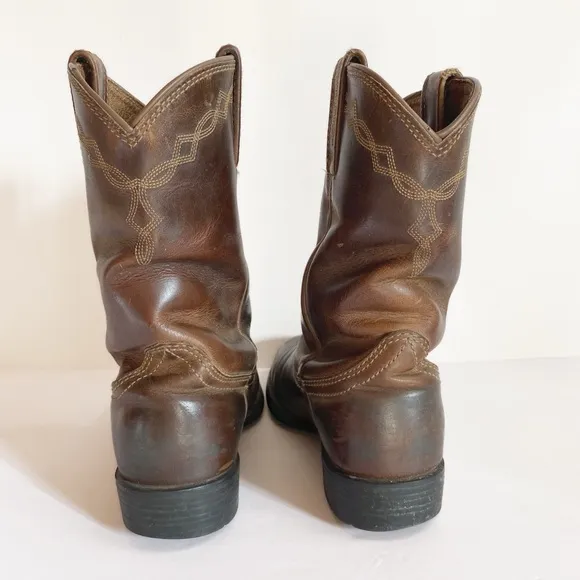 ARIAT Heritage Roper Boots Brown Cowboy Boots Mens size 6B