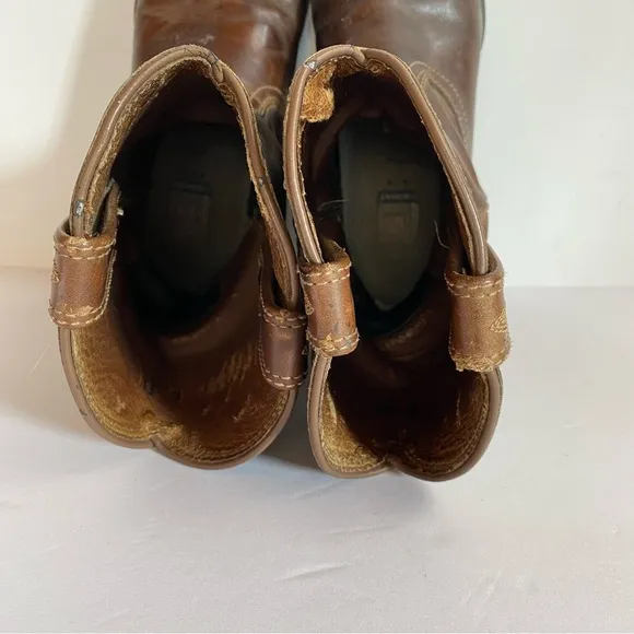 ARIAT Heritage Roper Boots Brown Cowboy Boots Mens size 6B