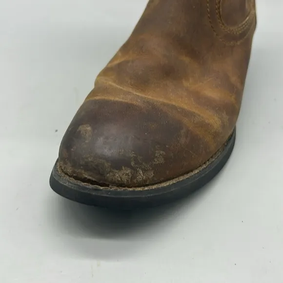 Ariat Heritage Roper Women's Mid-Calf Distressed Leather Western Boots 7.5B