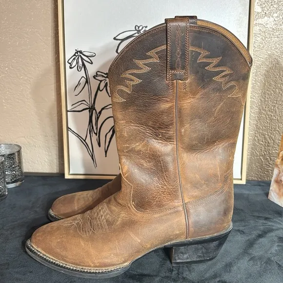 Ariat Sedona arena cowboy boots medium toe classic western 10.5D men’s
