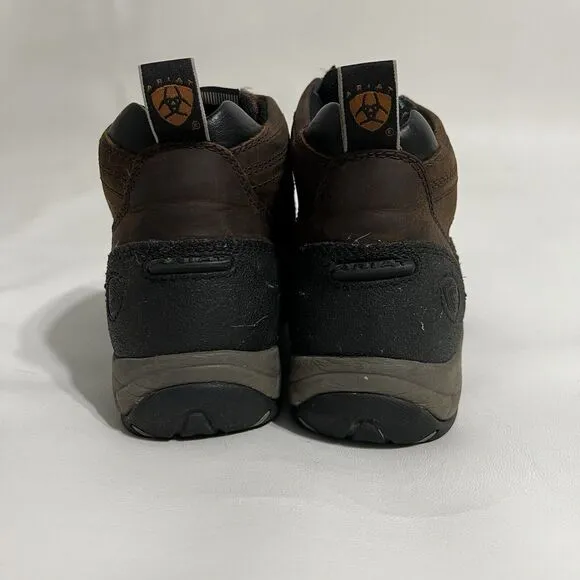 ARIAT Terrain Waterproof Hiking Work Boots Brown Leather Women's US 7B