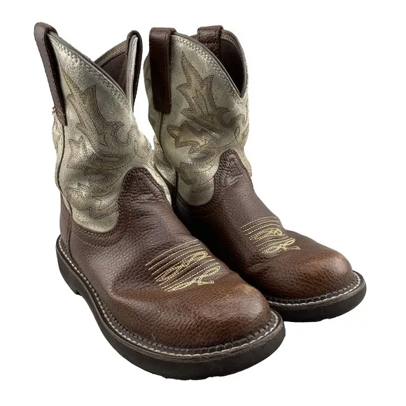 Ariat Western Boots Girls 6.5 B Brown Leather Cowgirl Rodeo Outdoor Equestrian