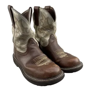 Ariat Western Boots Girls 6.5 B Brown Leather Cowgirl Rodeo Outdoor Equestrian