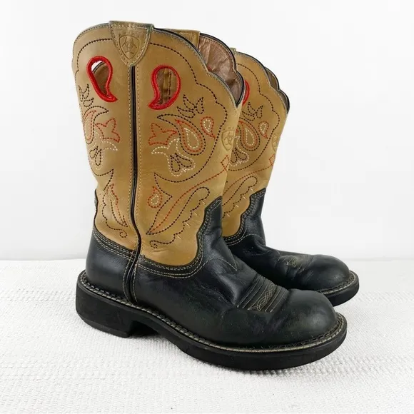 ARIAT Western leather Cowboy Boots Womens size 7