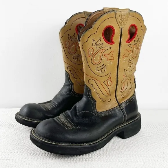 ARIAT Western leather Cowboy Boots Womens size 7