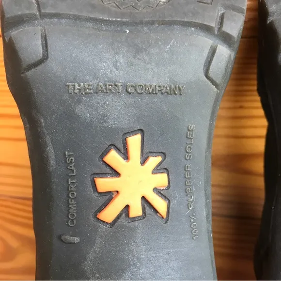 Art Teal Tan Strap Spanish Leather Boots, EUC, 38