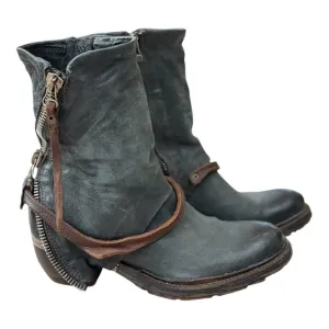 A.S 98 Leather Moto Boots