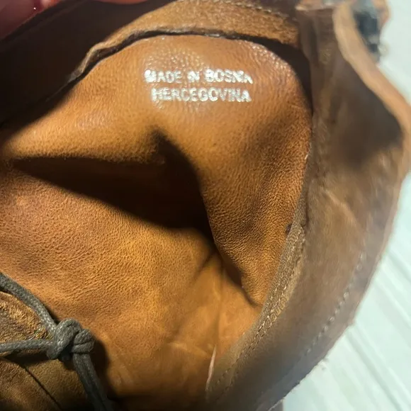 A.S.98 Boots Womens Leather Brown Zip Size 41 Airstep US 9.5/10 Shoes