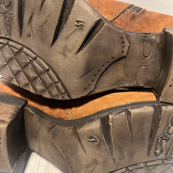 A.S.98 Boots Womens Leather Brown Zip Size 41 Airstep US 9.5/10 Shoes