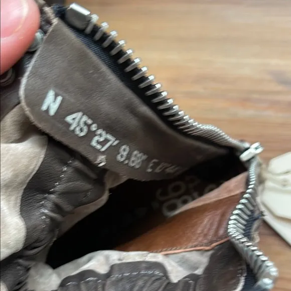 A.S.98 Dark Brown Ankle Boots with Silver Accents