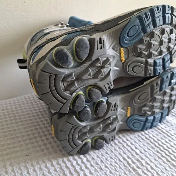 Asolo Gore-Tex Hiking Boots Womens 7.5 Grey Blue Gray Outdoor Sharp GTX Neutron