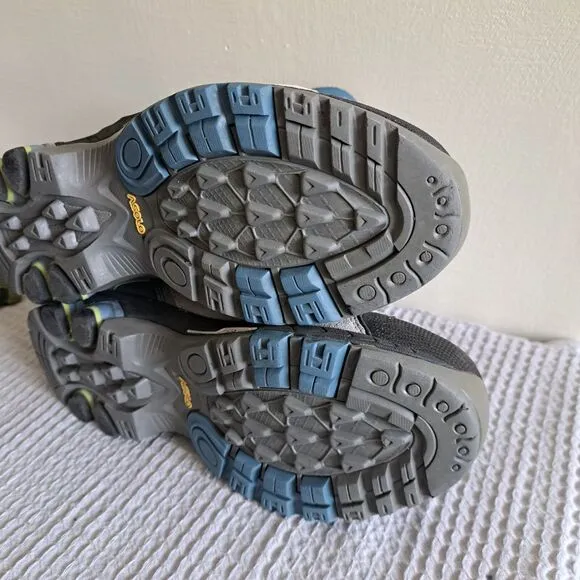 Asolo Gore-Tex Hiking Boots Womens 7.5 Grey Blue Gray Outdoor Sharp GTX Neutron