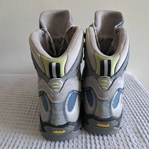 Asolo Gore-Tex Hiking Boots Womens 7.5 Grey Blue Gray Outdoor Sharp GTX Neutron