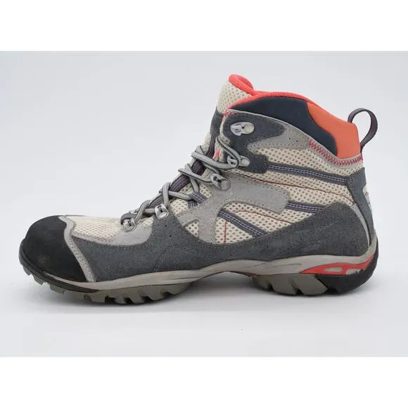 Asolo Hiking Boots Womens 8.5 Gray Leather Mesh Lace Up Outdoor