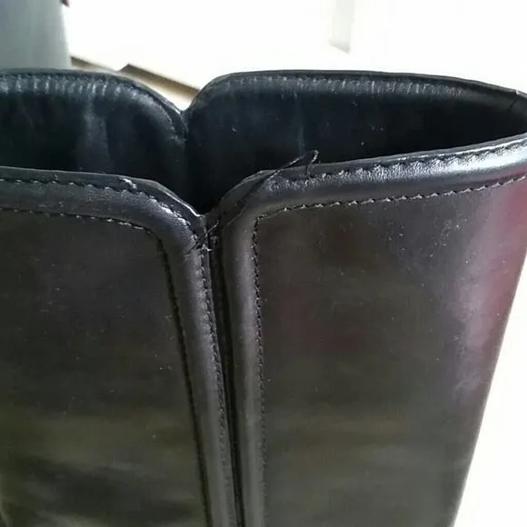 Authentic Tory Burch Irene Equestrian Black Boots