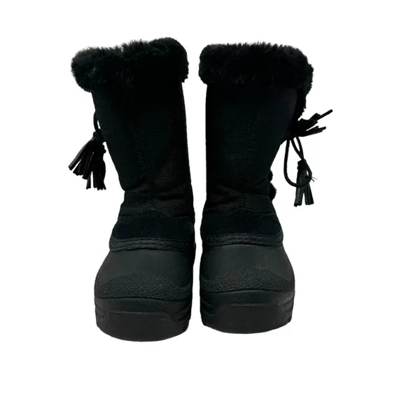 Baffin 40 Degrees Candy Snow Boots Black Girls Size 6