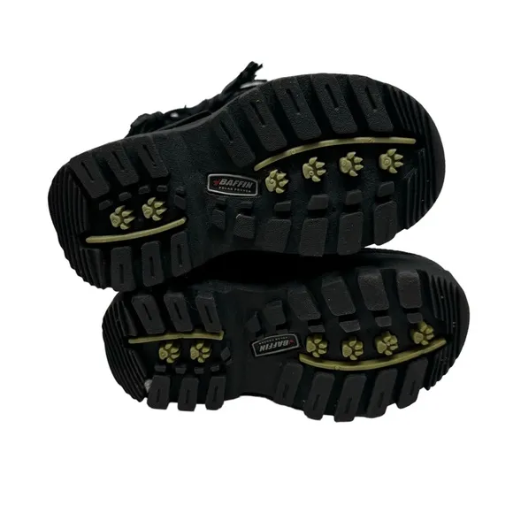 Baffin 40 Degrees Candy Snow Boots Black Girls Size 6