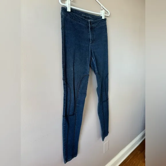 Banana Republic Women’s Dark Wash Jean Riding Leggings‎ Size 28
