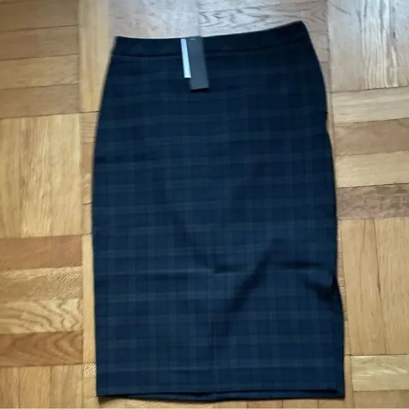 Banana Republic Plaid Pencil Skirt