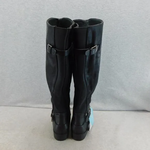 BareTraps Black Yanessa Women Tall Slouch Riding Boots Womens Size 6 Wider Calf