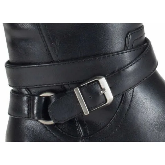 BARETRAPS Boots 6.5 Carmella Side Zip Buckle Horse Riding Knee-High Shoes