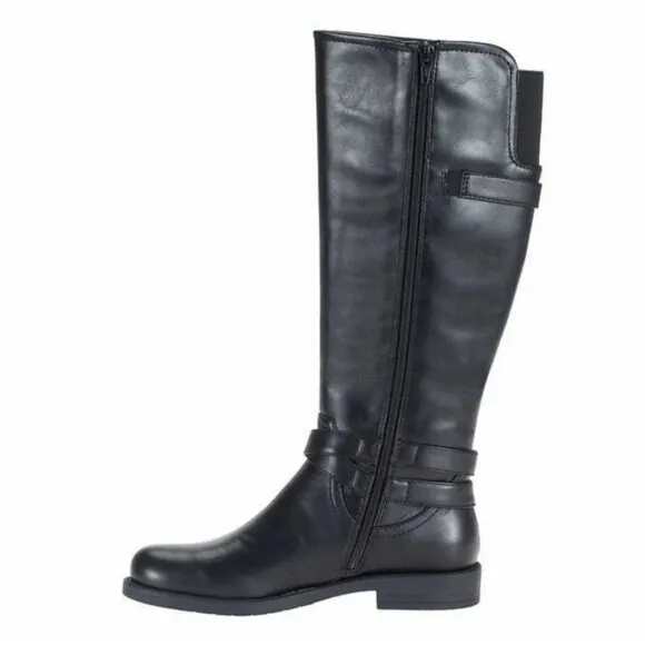 BARETRAPS Boots 6.5 Carmella Side Zip Buckle Horse Riding Knee-High Shoes