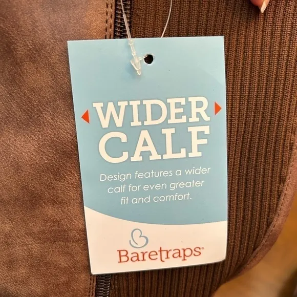 BARETRAPS Mckayla Tall Boot in brown WIDE SHAFT