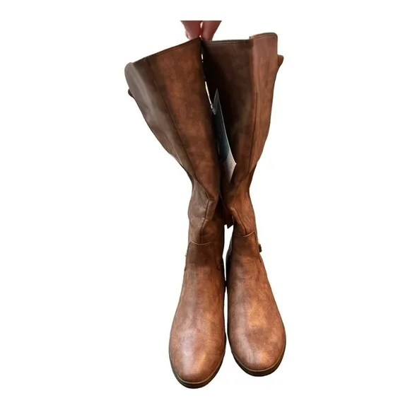 BARETRAPS Mckayla Tall Boot in brown WIDE SHAFT
