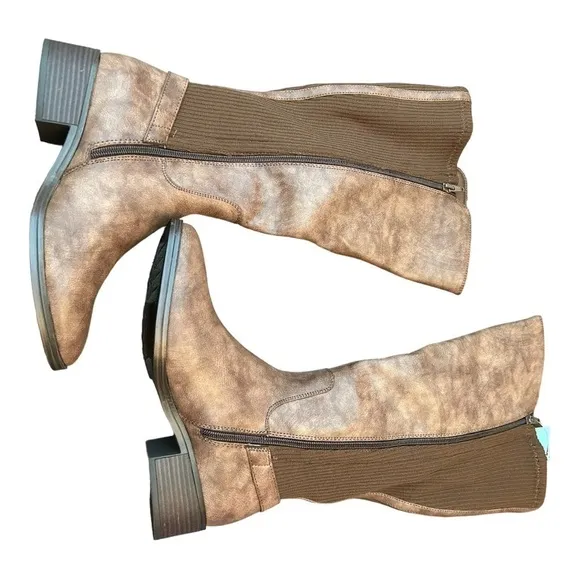 BARETRAPS Mckayla Tall Boot in brown WIDE SHAFT