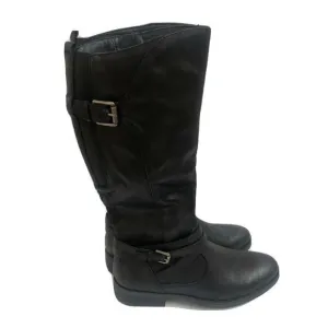 Baretraps Womens Black Riding Boots Shoes 8M Horse Ridding