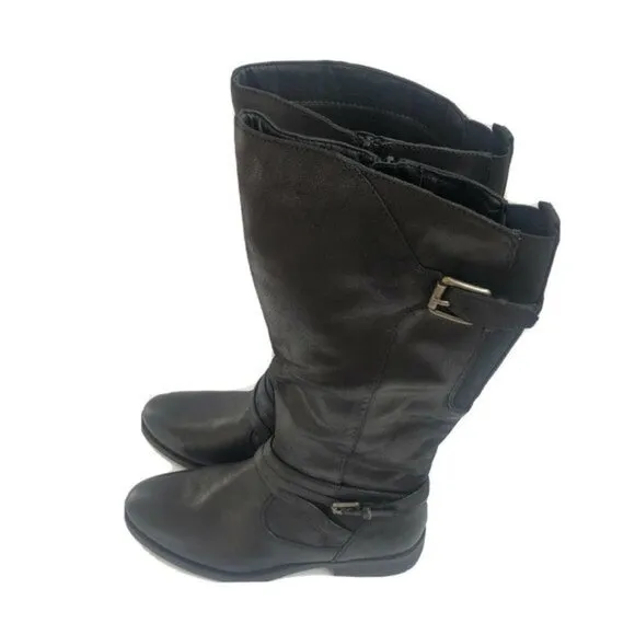 Baretraps Womens Black Riding Boots Shoes 8M Horse Ridding
