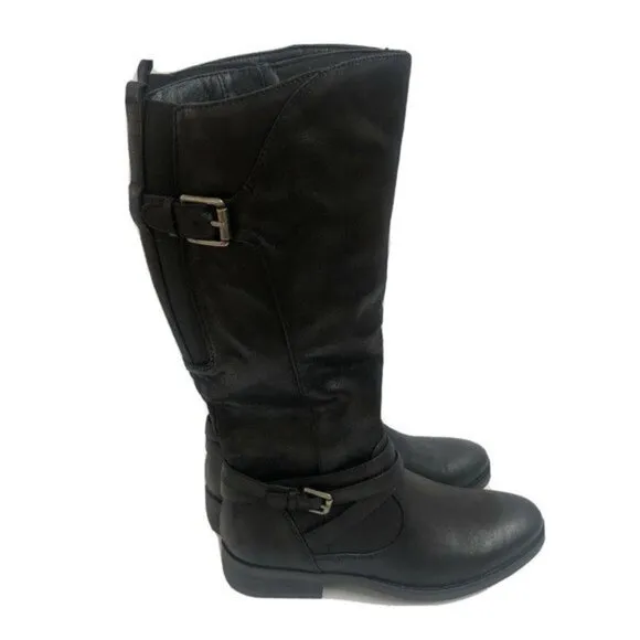 Baretraps Womens Black Riding Boots Shoes 8M Horse Ridding