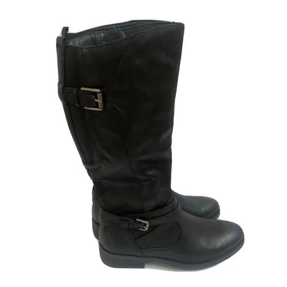 Baretraps Womens Black Riding Boots Shoes 8M Horse Ridding